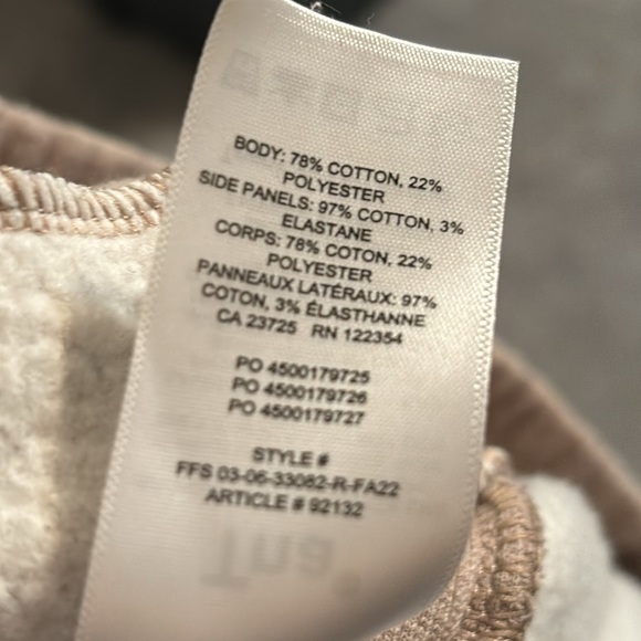 TNA Boyfriend Fit Cozy Fleece Cotton Blend Sweatpant - Picture 7 of 10